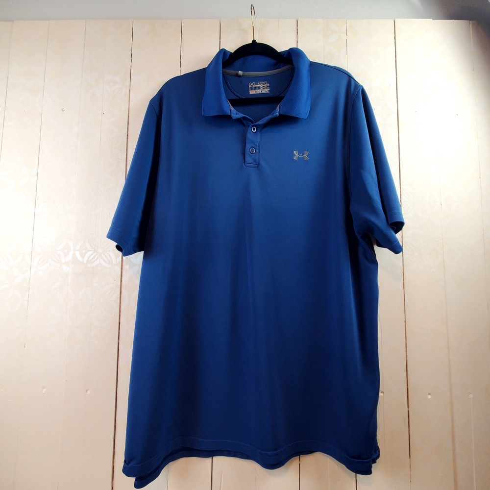 Under Armour Men's Deep Blue Polo Shirt